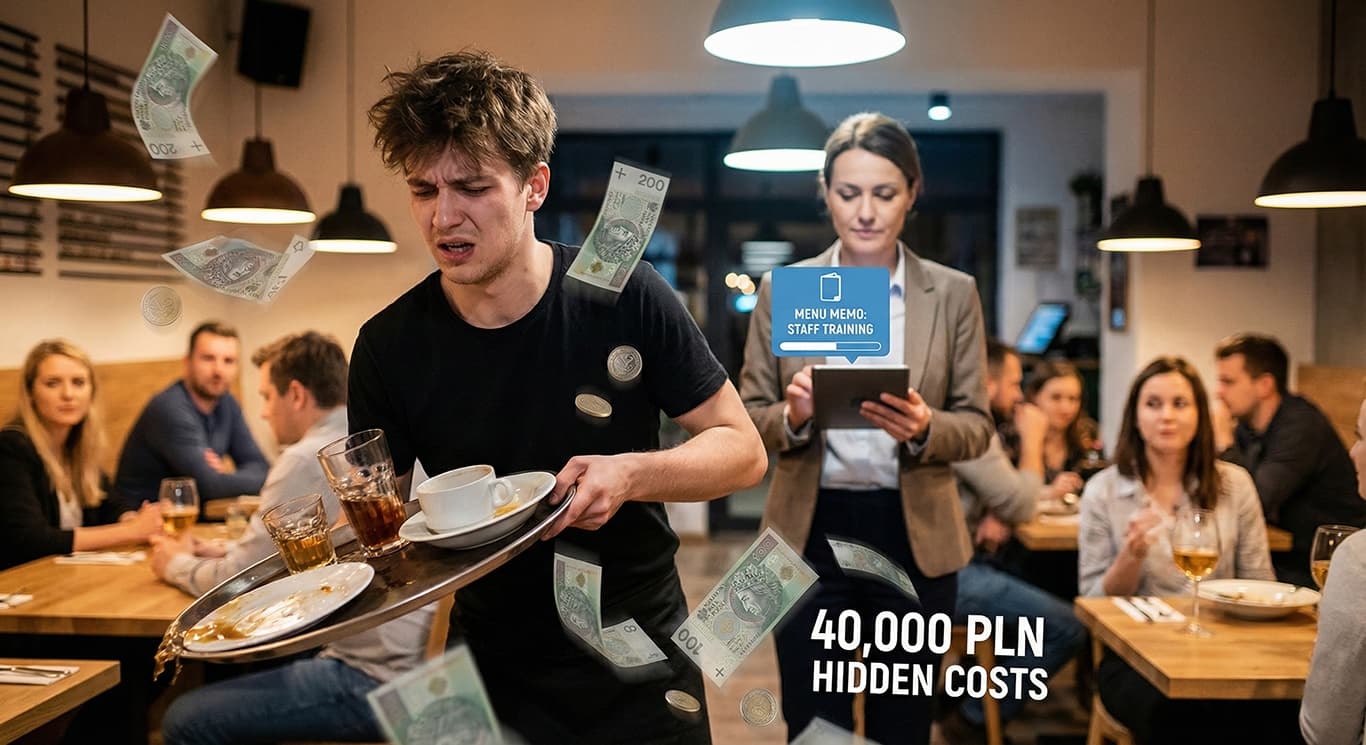 Ile naprawdę kosztuje zły onboarding w restauracji? (Więcej niż myślisz)